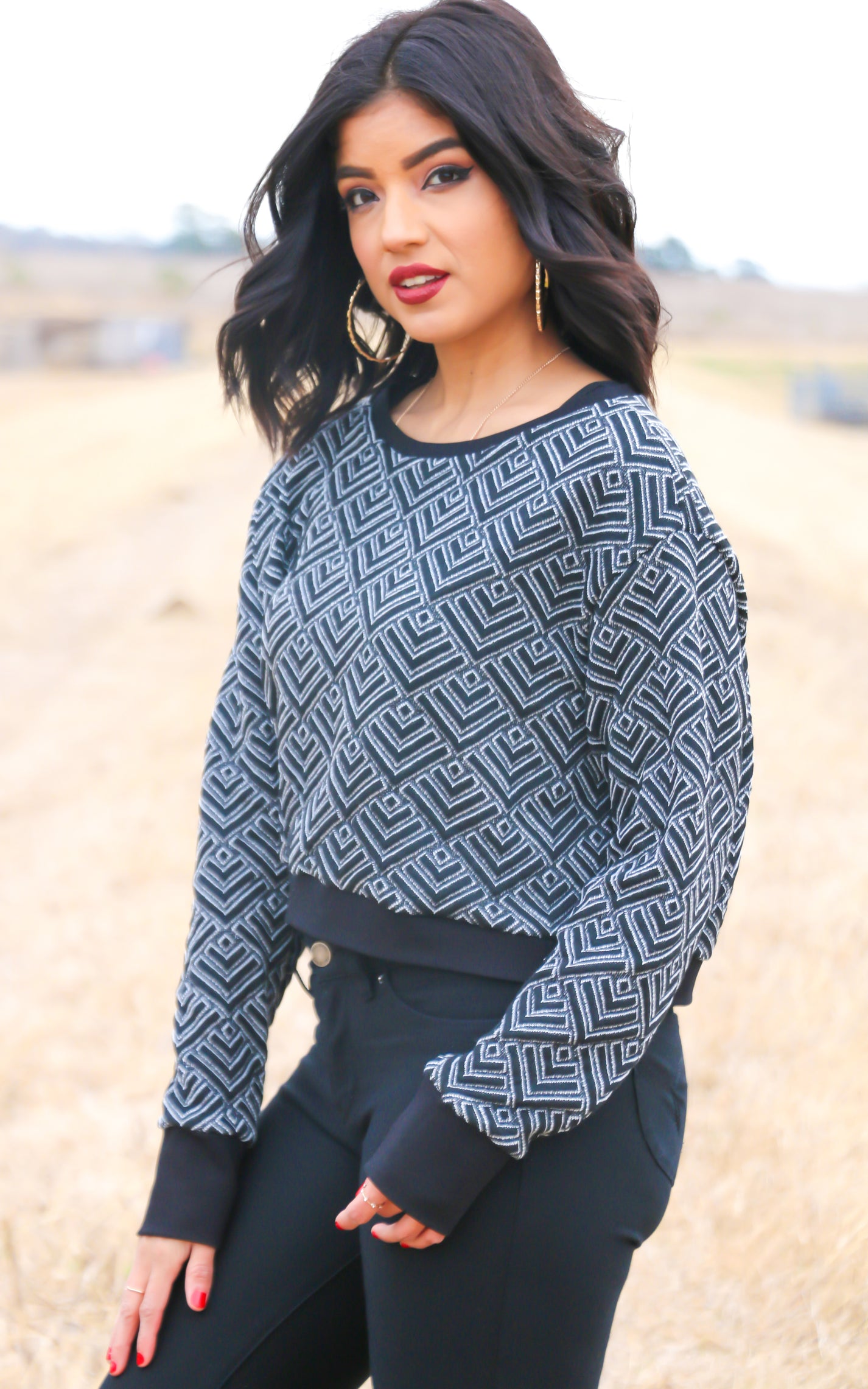 CHLOE - SWEATSHIRT DIGITAL PATTERN – Rosy Peña