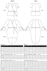 FELICITY - TOP/DRESS PDF PATTERN