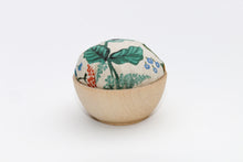 Load image into Gallery viewer, VINTAGE INSPIRED | FLORAL PINCUSHION SET - 1 NATURAL 1 MIDNIGHT (PHYSICAL PRODUCT)